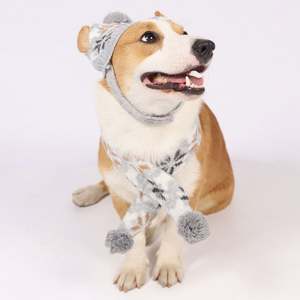 سترة كلاسيكية رائجة للكلاب والقطط، ملابس محبوكة بياقة مطاطية للارتداء الخارجي، مصنوعة من البوليستر والكتان والقطن والجينز مع طباعة - Product Image 4