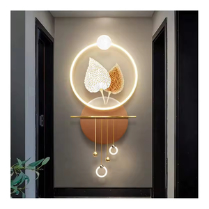 Moderne 3D Plume <span class=keywords><strong>Salon</strong></span> Décoration Métal Art <span class=keywords><strong>avec</strong></span> Lumières Décoration Murale <span class=keywords><strong>Peinture</strong></span> LED Décoration Suspendue <span class=keywords><strong>Peinture</strong></span> - Product Image 2