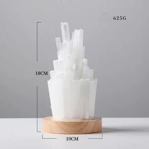 Grosir menara lampu Selenite kristal alami kualitas tinggi - Product Image 2