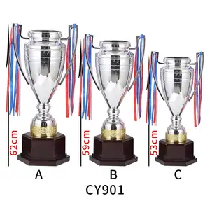 Large Size Custom Metal Trophy Cup Sports Award Football Trophies For Event