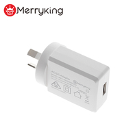 Saa Rcm C-tick Gecertificeerd Au Plug 5V 2A 2.1A Mobiele Telefoon Usb Lader Voor Australische Markt
