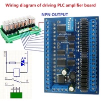 Module de contrôle à distance à usage général N4D3E16 16DI-16DO DC 12V 24V avec port RS485 et transmission de valeur Modbus RTU