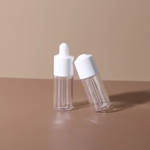 批发白色塑料滴管瓶15毫升血清定制标志塑料宠物豪华油瓶带滴管