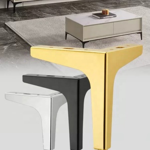 Modern Design Durable Steel Iron Golden Polished Furniture <b>Leg</b> <b>for</b> Dining/Kitchen/Living Room Table Hotel Workshop Home Office - Product Image 5