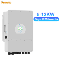 Système de panneaux solaires photovoltaïques Sunroko pour la maison, 3000W, 5Kw, 6Kw, 8000W, 10Kw, 12Kw, kit de système d'énergie solaire hybride