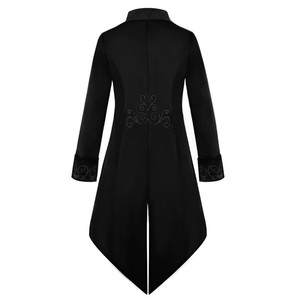 Người Đàn Ông Steampunk Gothic In Áo Cổ Điển Hoàng Tử Retro Tailcoat Áo Khoác Thời Trung Cổ Phục Hưng Áo Khoác Victoria Trang Phục Cho Người Lớn - Product Image 4