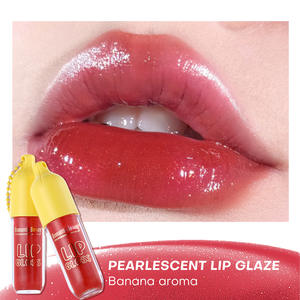 Brillo labial efecto espejo de color fácil de aplicar, hidratante, de larga duración, antiadherente, aceite labial perlado para exportación. - Product Image 6