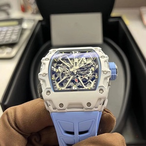 Montre mécanique automatique pour homme 2025, bracelet en silicone de 18 mm, luxe classique, boîtier en acier de précision, verre de cristal, mouvement - Product Image 1