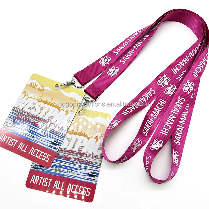 Schlussverkauf kein Bestellminimum individuell bedruckter preisgünstigster Lanyard komplett individueller Lanyard mit Kartenhalter professionell 100 Stück 08