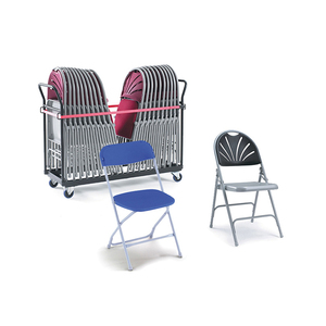 Magazijn Carbon Staal Rechtop Stand Klapstoel Trolley - Product Image 3
