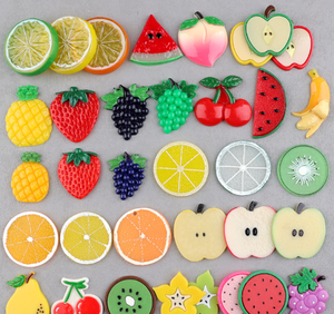 Assortiment de breloques <span class=keywords><strong>d</strong></span>écoratives en résine à dos plat pour téléphones, sacs, chapeaux, chaussures, vêtements, accessoires capillaires, lettres, plantes, fruits, cœurs, océan - Product Image 6
