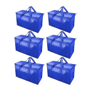 Bolsas de Almacenamiento Grandes de Moda Personalizadas de China, Promocionales, Recicladas, Reutilizables, Laminadas, de PP Tejido, con Cremallera - Product Image 1