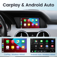 HFmidia 2026 Nouveau système Linux avec écran 7 pouces pour Mercedes Benz GLK 300 350 X204, lecteurs vidéo de voiture sans fil CarPlay Auto Bluetooth
