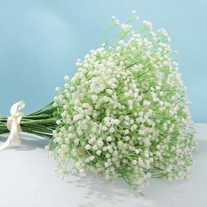 Flores Artificiales de Baby's Breath Baratas para Decoración del Hogar, Bodas y Fiestas, Flores de Baby's Breath de Tacto Real - Product Image 1