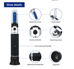 Cats Dogs <strong>Urine</strong> <strong>Refractometer</strong> Professional Pet Protein Hemoglobin Specific Gravity Meter Veterinary Medical Tools <strong>ATC</strong> - Product Image 6