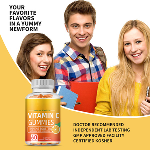 Menergy 60 gommes quotidiennes de vitamine C avec superaliments biologiques pour adultes et adolescents – Complément alimentaire de qualité alimentaire - Product Image 6