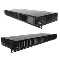 Égaliseur audio DSP Paulkitson EQ231 31 bandes, équipement de traitement du son Targa avec boîtier métallique