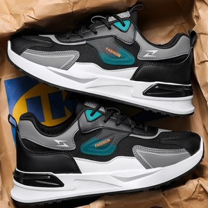 Chaussures en toile pour hommes <span class=keywords><strong>Old</strong></span> Dad, style coréen, chaussures tendance pour hommes, chaussures polyvalentes de sport et décontractées, chaussures à plateforme - Product Image 2