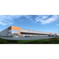 Almacén Logístico de Acero Ligero Q235B - Edificio Modular Rentable para Distribución Regional a Pequeña Escala