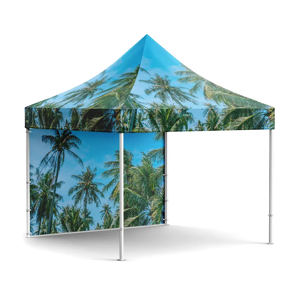 मुफ्त डिजाइन व्यापार दिखाते हैं सस्ते कस्टम पदोन्नति रिट्रेटेबल टैंट कैनोपी 10x10 चंदवा तम्बू कवर