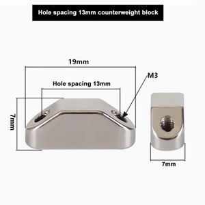 Guide de fil pour machine à tresser 630, œillet en céramique de zircone poli miroir, 4,2 mm, avec support métallique, distance entre les trous 13 mm, SG CG1003-2 - Product Image 2