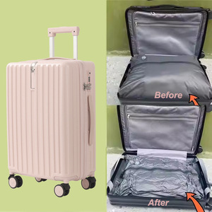 Vacuum Compression Suitcase 20 Inch Large Capacity Airtight Bag Trolley Case With <b>TSA</b> <b>Lock</b> For Travel - Product Image 3
