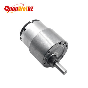 Motorreductor en miniatura QuanWeiDZ 37GB-520 de 42 mm con imán permanente de CC y codificador de montaje con brida para máquinas de cocina automáticas - Product Image 3