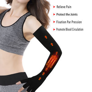 Manicotti a compressione per <span class=keywords><strong>braccia</strong></span> a punta aperta, traspiranti, unisex, a pressione graduata, per sollievo dal linfedema e uso multisport - Product Image 2