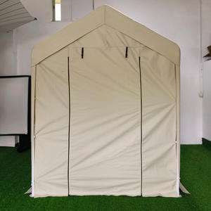 Abri de <span class=keywords><strong>voiture</strong></span> extérieur portable en acier inoxydable Tuoye avec parois latérales amovibles pour parking simple taille 2x2m - Product Image 3