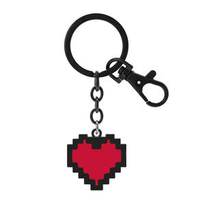 พวงกุญแจรูปหัวใจสีแดงรูปแซนส์อันเดอร์เทล - Product Image 6