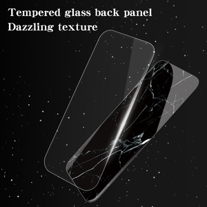 Étui de téléphone pour OnePlus ACE 6 ACE6 5G, coque arrière en TPU souple avec cadre en <span class=keywords><strong>verre</strong></span> <span class=keywords><strong>trempé</strong></span> à motif marbré - Product Image 4