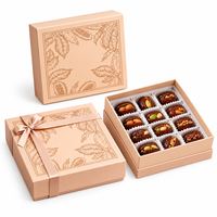 Boîte de luxe personnalisée avec couvercle et base en carton rigide pour emballage cadeau de desserts et chocolats – Vente en gros, personnalisation usine