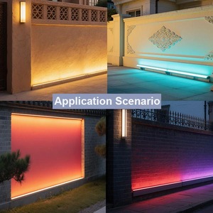 Nhà Máy Trực Tiếp Thông Minh Rgbcw Tường Máy Giặt Ánh Sáng 45W Ứng Dụng Điều Khiển Rgbcw <span class=keywords><strong>LED</strong></span> Tường Máy Giặt Tuyến Tính Đèn - Product Image 5