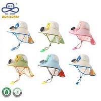 Gorra de ventilación para niños con protección UV, recargable por USB y energía solar, visera de verano ajustable para niños y niñas, ideal para actividades al aire libre