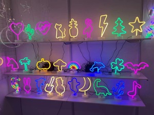 Đèn Led Cầu Vồng Hình Tên Lửa Cầu Vồng Ngôi Sao Sấm Sét Hành Tinh Đèn Neon Trang Trí Đèn Treo Tường Đèn Trang Trí Phòng - Product Image 6