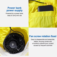 Ropa de trabajador de fábrica china Uv a prueba de luz solar verano ventilador eléctrico refrigeración camisas de pesca