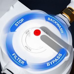 Prefiltro de agua de carcasa fácil para cabezal de ducha con cartucho debajo del fregadero remineralización sistema de <span class=keywords><strong>filtro</strong></span> de limpieza lavable alcalino - Product Image 5