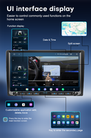 Autoradio Android Nunoo T9 2 Din pour lecteur DVD, navigation GPS, écran tactile universel 9/10 pouces, autoradio de tableau de bord