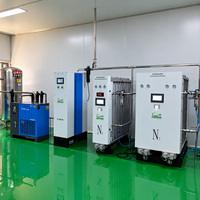 Générateur d'azote mobile de type boîte 10 Nm³/h, machine à azote haute pureté 99,99 %, prix du générateur d'azote