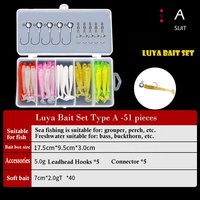 Équipement de pêche multi-spécifications, crankbait artificiel vairon popper vib kit d'appâts durs et souples pour la pêche
