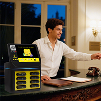 Station de recharge de batteries externes OEM/ODM à 8 emplacements avec distributeur automatique de billets pour KTV ou chaînes de magasins