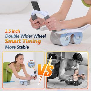 Rueda Abdominal con Rebote Automático, Equipo de Fitness para el Hogar, Rodillo con Soporte para Codos para Entrenamiento Abdominal para Hombres y Mujeres - Product Image 6