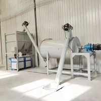 Mélangeur à ruban Fabrication de mastic mural Machine à ensacher pour le mélange de ciment et de sable époxy Machine à mélanger la peinture et le mastic secs et humides