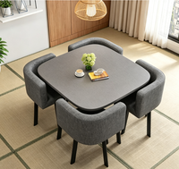 Table basse carrée en bois naturel japonais, style minimaliste, pour appartement, hôtel, tatami, table basse de loisirs, pieds en métal, multi-usages