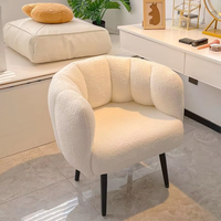 Fauteuil individuel de haute qualité avec fonction capitonnée, chaises d'appoint pour chambres à coucher, meubles de salon, chaise de maquillage à vendre