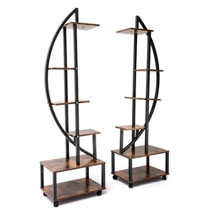 Offre Spéciale métal d'intérieur multicouche avec étagère intégrée <span class=keywords><strong>pour</strong></span> support de <span class=keywords><strong>plante</strong></span> rotatif Balc - Product Image 5