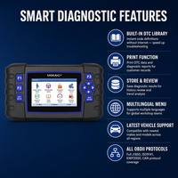 Escáner OBD2 UDIAG A300 de 4 Sistemas, Lector de Códigos, Herramienta de Diagnóstico para Motor, Transmisión, ABS, SRS, 6 Funciones de Reinicio, Aceite, EPB, TPMS para Auto y Camión
