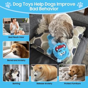 Juguetes de Peluche para Gatos, Lindos, Inteligentes, Resistentes, con Sonido, de Dibujos Animados, para Masticar, Interactivos, para Entrenamiento, para Mantener a los Gatos Entretenidos, Duraderos, Antiaburrimiento, para la Dentición - Product Image 3