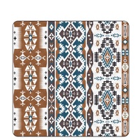 Tapis de pique-nique pliable, portable, sans colle, en coton écologique, ultra-épais, grande taille 3*4m, fond en film d'aluminium, résistant à l'humidité
