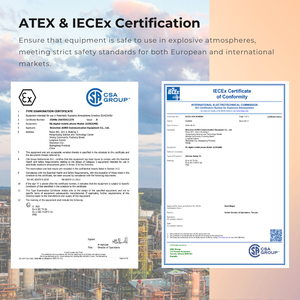 โทรศัพท์ ATEX ระบบแอนดรอยด์ IP68 ทนทาน รองรับ NFC กันกระแทก กันรอยขีดข่วน รองรับดาวเทียม IECEx ป้องกันการระเบิด - Product Image 3